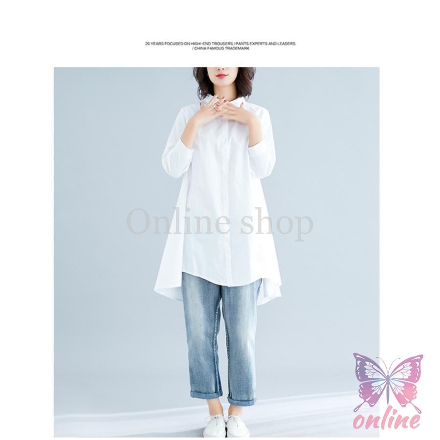 ロングシャツ レディース 長袖 シャツ 春秋 チュニック 重ね着 ロングシャツ レディース 長袖 シャツ 春秋 チュニック 重ね着