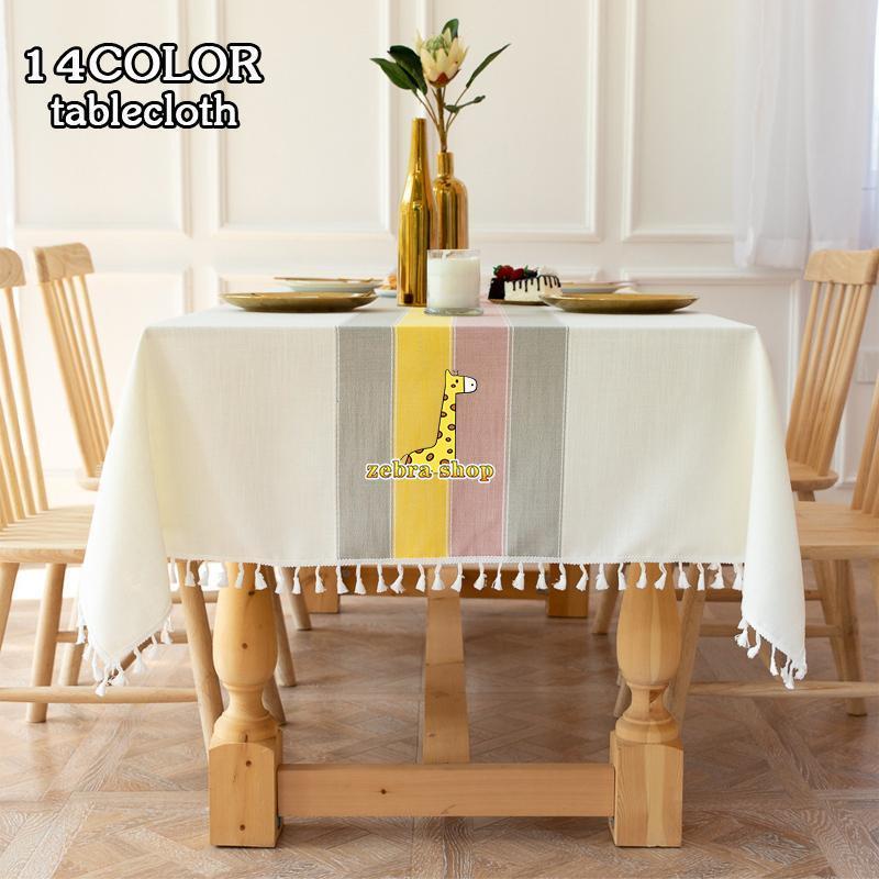 未使用品】中国刺繍 テーブルリネン フリンジ付きテーブル掛け