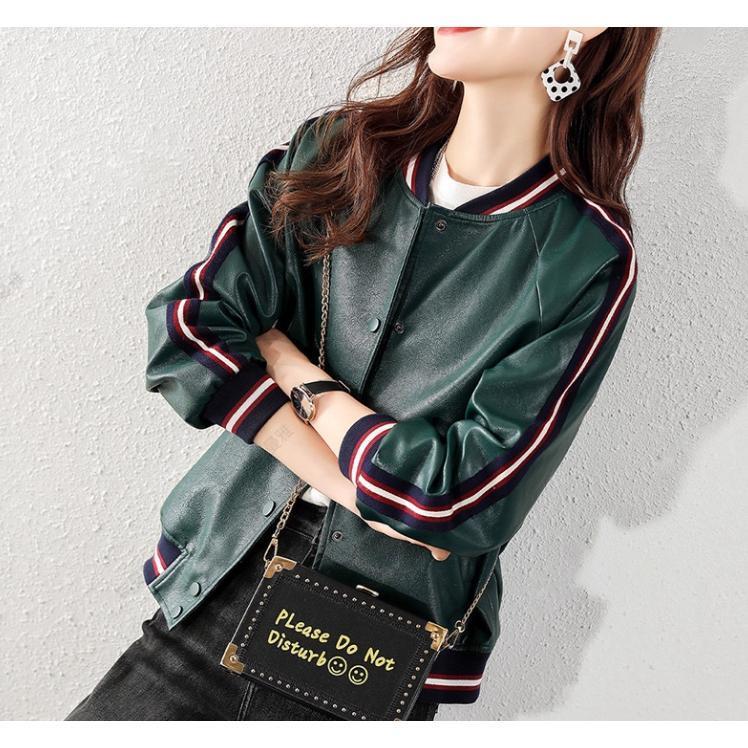 レディース革ジャン pu革 秋冬 レザー ライダース スリム ラム革 立ち