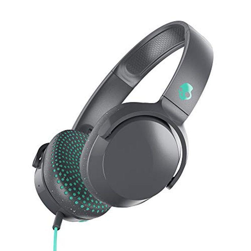 Skullcandy Riff オンイヤーヘッドホン グレー ティール イヤホンジャック ピアス Sarahbiscaio Com