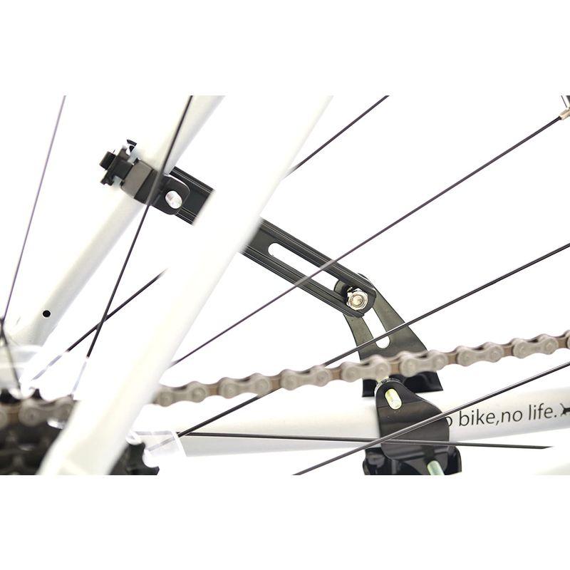 サイクルデザイン(cycledesign) 自転車 スタンド アジャスタブルキックスタンド ロングクランプ ディスクブレーキ車対応 26-2