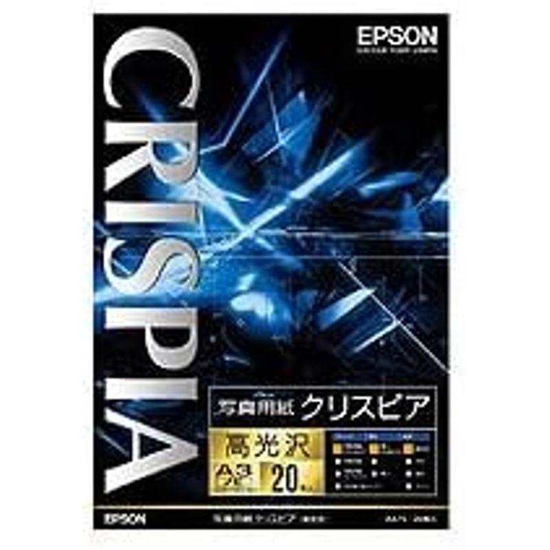 エプソン　EPSON　写真用紙クリスピア高光沢　A3ノビ　KA3N20SCKR　1冊(20枚)