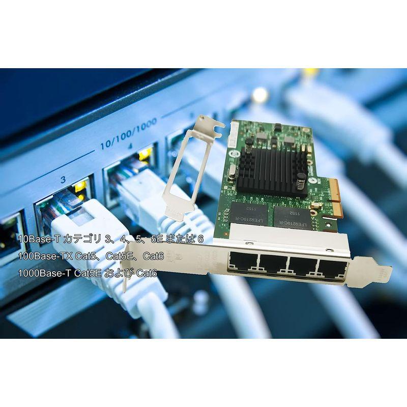 公式公式1GbEイーサネットカード サーバ I340-T4 クアッドRJ-45銅