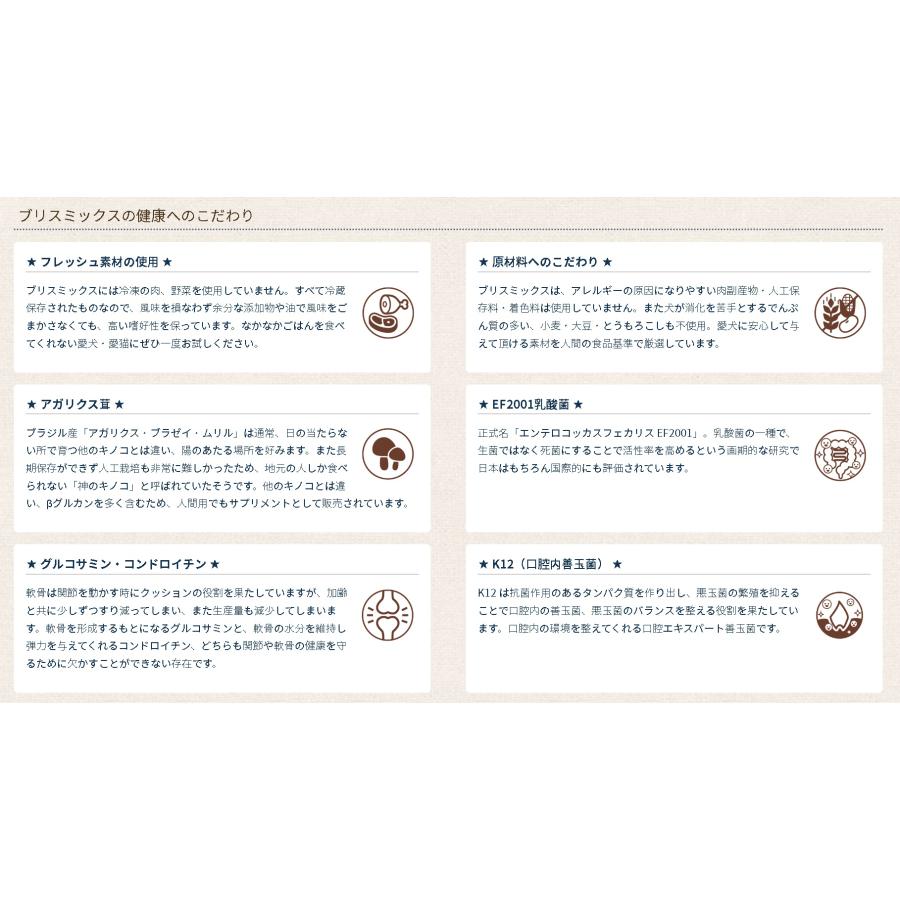 BLISMIX（ブリスミックス） ドッグフード チキン 小粒 3kg : フォア