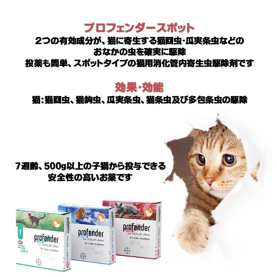 プロフェンダースポット 猫用 体重2.5kg〜5kg未満 0.7ml(2 プロフェンダースポット 猫用 体重2.5kg〜5kg未満 0.7ml(2