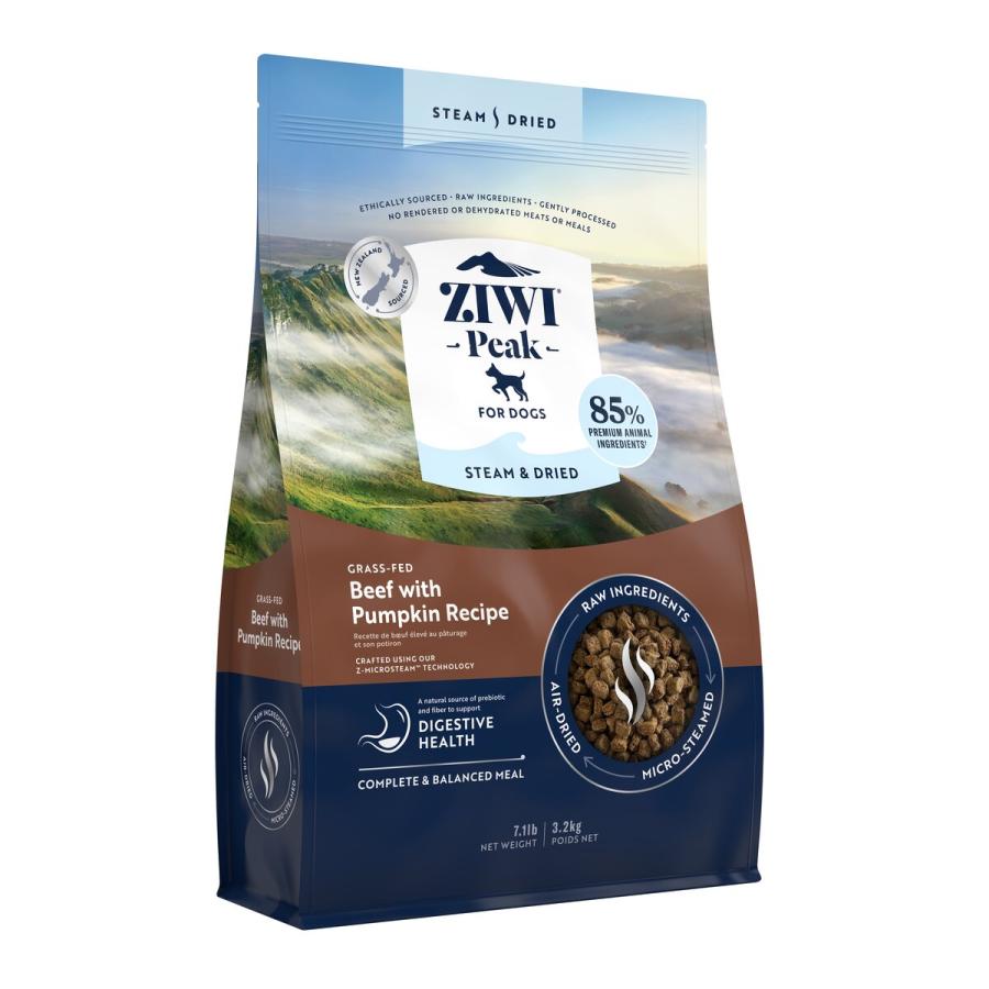 ZIWI Peak スチーム＆ドライ ドッグ ビーフ ３.２kg ZIWI（ジウィ） ジウィピーク(ZIWI Peak)スチーム＆ドライ