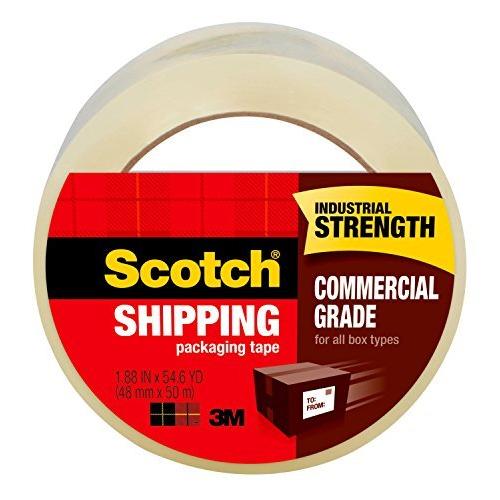 (スコッチ)　Scotch　商用グレード配送梱包テープ　48　Rolls