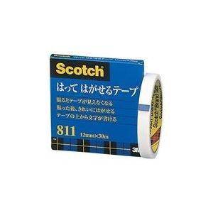 お徳用 100セット スリーエム 3M メンディングテープ 811-3-12 12mm×30m - 1