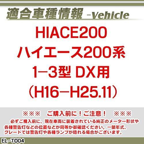 ファクトリーダイレクト ELメーターパネル EL-TO04BK ブラックパネル