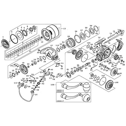 ダイワ(DAIWA) 純正パーツ 20 ソルティガ 18000-P ドラグノブ