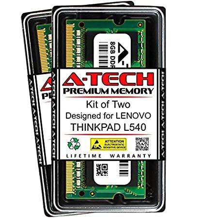 超人気の A-Tech 16GB PC SODIMM 1600MHz DDR3 | L540 THINKPAD Lenovo for RAM 8GB) x (2 メモリー