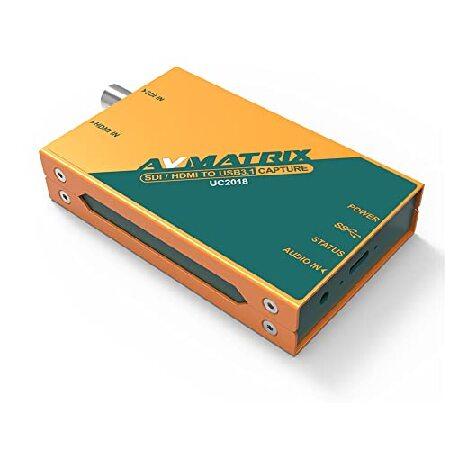 AVMATRIX UC2018 HDMI-Compatible/SDI to USB3.1 Type-C Uncompressed Video Capture - 0