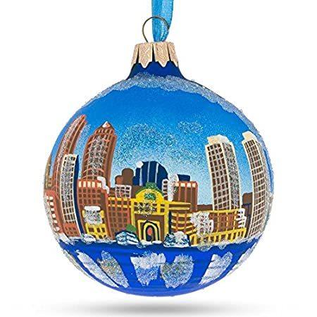 Glass Boston Massachusetts Massachusetts Ornament 新品 Christmas Christmas オンラインショップ 和 なごみ 庭 ガーデニング Bw246 Ball