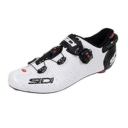 (新品) Wire 2 Air Vent Carbon Road Cycling Shoes (45.5, White/Black) シューズ