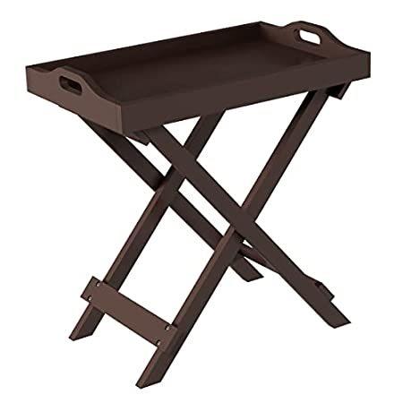 特価ブランド 海外の素敵な商品をお取り寄せ お届けさせていただきます 新品 Lavish Home End Folding Modern Wooden Contemporary Side Table Brown キッチン 台所用品 Ssvplondon Com