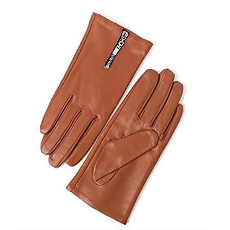 (新品) YISEVEN Women's Winter Driving Touchscreen Sheepskin Leather Gloves Zipper グローブ
