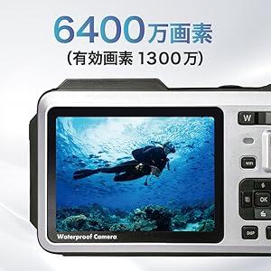 防水カメラ 4K デジタルカメラ IP68 CALS対応 工事写真 現場用 点検