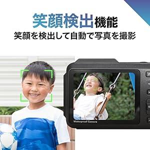 防水デジタルカメラ IP68 CALS対応 工事写真 現場用 4K動画 1300万画素