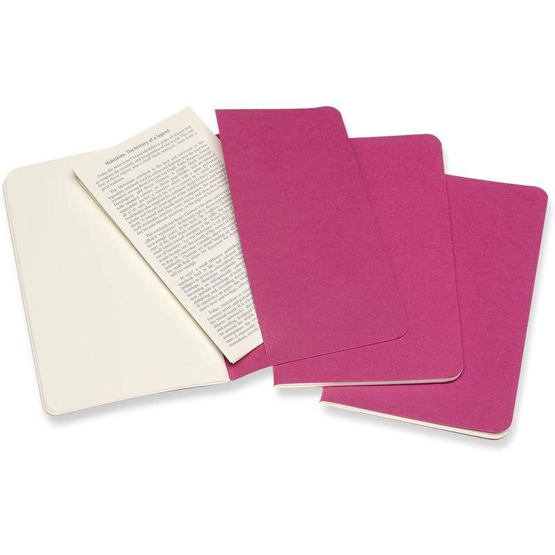 モレスキン ノート カイエ ジャーナル3冊セット 無地 ポケットサイズ キネティックピンク Ch013d17 レビューで送料無料