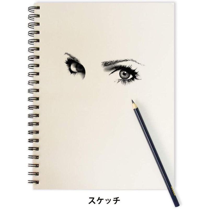 Sayeec スケッチブック 厚口画用紙 タテ 白 40 30枚 クロッキー スケッチ 水彩画 カラー鉛筆画 美術生 学生用 可愛いカバ ー品販売