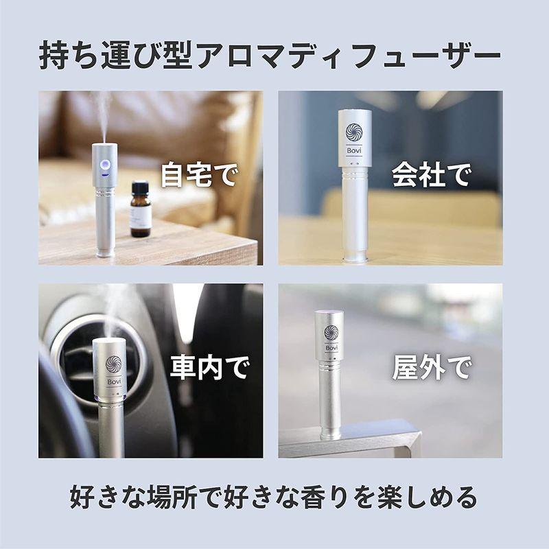 Sale 10 Off Bovi 持ち運び アロマディフューザー 加湿 コードレス アロマ 加湿器 車 超音波 Usb充電式 Silver Materialworldblog Com