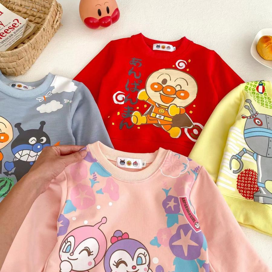 アンパンマン トップス Tシャツ 長袖 キッズ カットソー シャツ 薄手 ベビー服 女の子 男の子 子ども服 長袖 秋 春 可愛い おしゃれ 90 100 110 120 130｜onlinestorekouta｜13