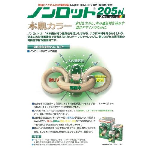 三井化学産資 ノンロット205N ZSクリヤーII 3.5L :a-B00KPQWNY0