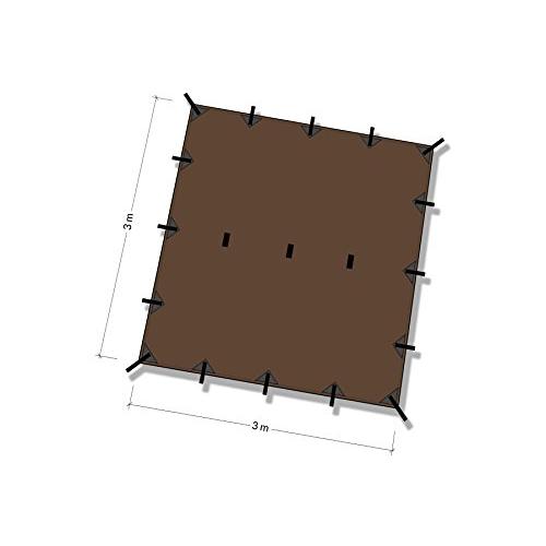 DD Hammocks DD タープ 3×3 (コヨーテブラウン) DD コヨーテブラウン 3m