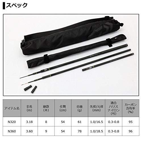 【最終】 ダイワ(DAIWA) 万能竿 DV1 N N360 釣り竿 【T2328527844】(13310円)