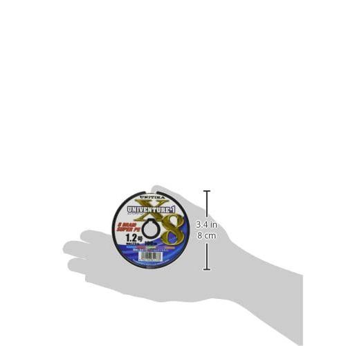 ユニチカ(UNITIKA) PEライン ユニベンチャー1 X8 100m12連結 1.2号 25lb(11kg) 5色分け 10152 PEライン 釣り ライン