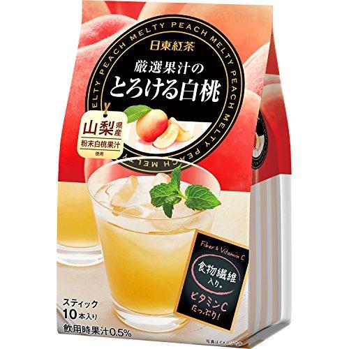 日東紅茶 激安通販専門店 上品な 厳選果汁のとろける桃 10P×6個