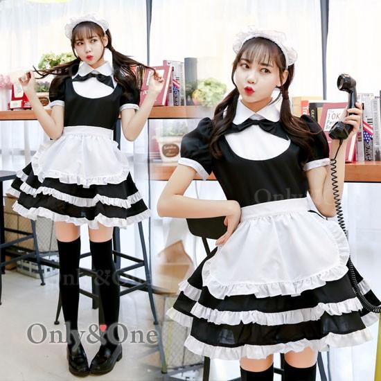 メイド コスプレ メイド服 衣装 コスチューム 定番 ブラック エプロン オリジナルブランド K040 1 コスプレ通販セクシー衣装only One 通販 Yahoo ショッピング
