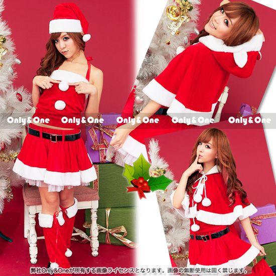 サンタ コスプレ クリスマス サンタクロース コスチューム 豪華7点SET ネコ耳ボレロ衣装 S/M/L/XL/4サイズ