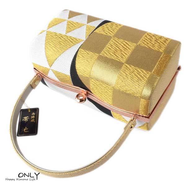6565 LL バッグセット 正絹 西陣織 帯地 振袖用 25cm 新品 6565 LL バッグセット 正絹 西陣織 帯地 振袖用 25cm 新品