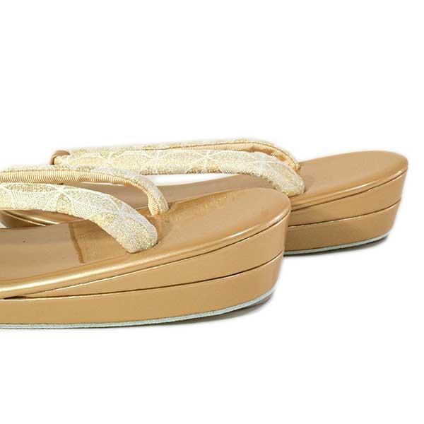 草履 バッグセット西陣織 正絹 帯地 使用 留袖用 LLサイズ 25.5cm 幅広