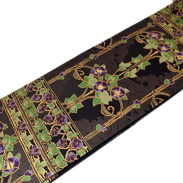 京都 西陣織 高級 正絹 袋帯 仕立て上がり 猫 新品 ONLY fu-1612