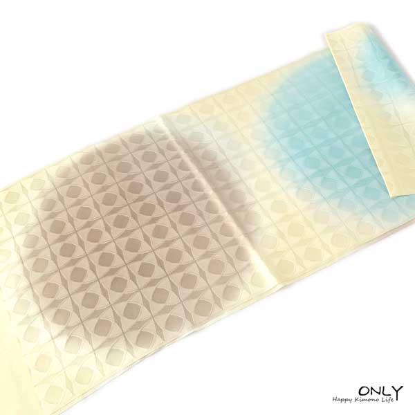 新品 渡敬 帯締め&amp;帯揚げ セット グラデーション 渡敬謹製」帯揚げ(正絹) 正絹お召し スクエア＆ドット帯揚げ 全8色