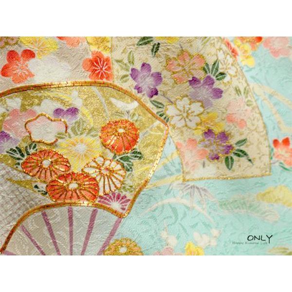 ■ONLY■ki-004 正絹 高級 訪問着 未仕立品 フリーサイズ 裄長の画像