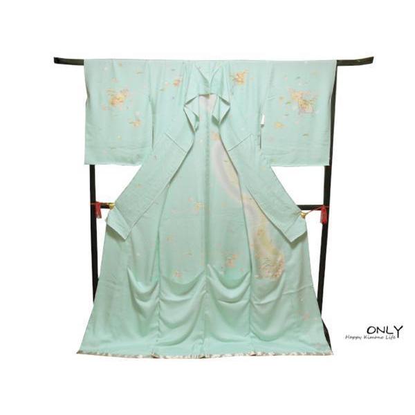 ■ONLY■ki-004 正絹 高級 訪問着 未仕立品 フリーサイズ 裄長の画像