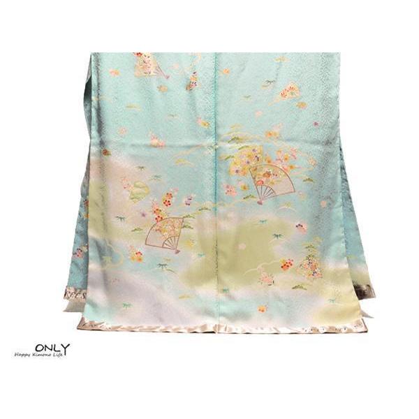 ■ONLY■ki-004 正絹 高級 訪問着 未仕立品 フリーサイズ 裄長の画像