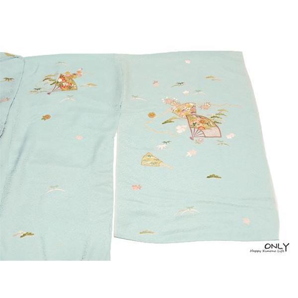 ■ONLY■ki-004 正絹 高級 訪問着 未仕立品 フリーサイズ 裄長の画像