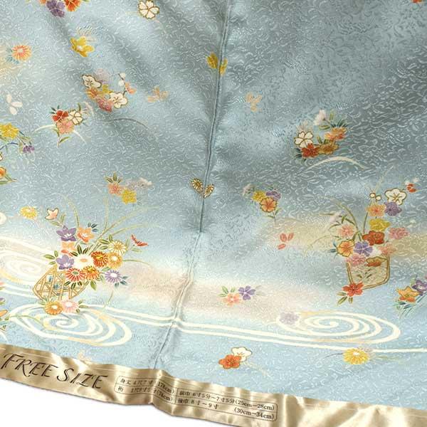 訪問着 フリーサイズ 仮絵羽 未仕立て品 正絹 京友禅 ONLY ki-057