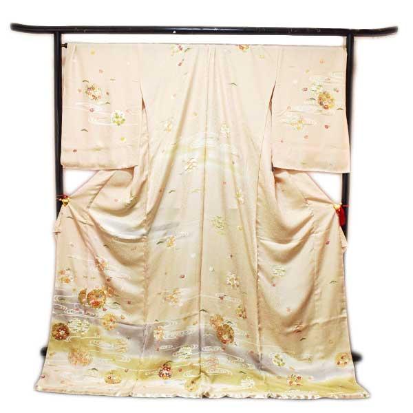 訪問着 フリーサイズ 仮絵羽 未仕立て品 正絹 京友禅 ONLY ki-059 | 