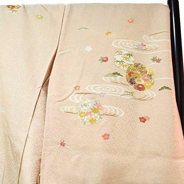 訪問着 フリーサイズ 仮絵羽 未仕立て品 正絹 京友禅 ONLY ki-059