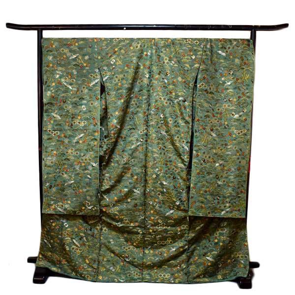 Ki-60 振袖 総蘇州刺繡 超豪華 仮絵羽 未仕立て品 正絹 【公式通販】