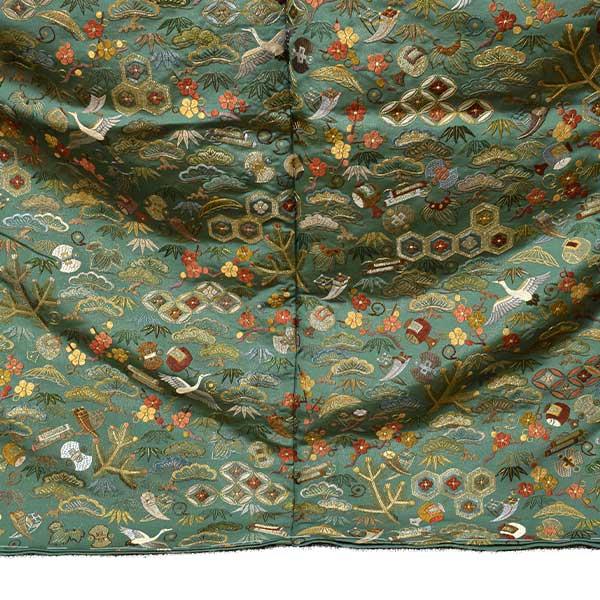 振袖 総蘇州刺繍 超豪華 仮絵羽 未仕立て品 正絹 ONLY ki-060 : 和装