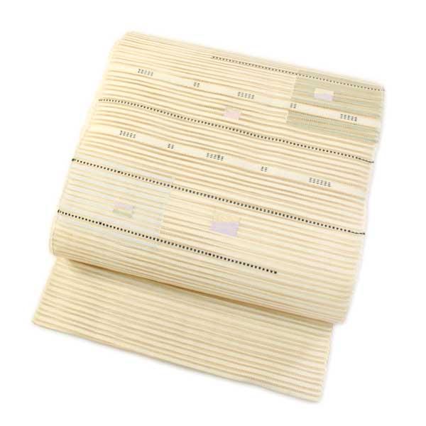 nas_1072 絽綴れ 八寸 夏帯 仕立て上り品 新品 絽綴れ 八寸 夏帯 仕立て上り品 新品 ONLY nas-1072 : 和装小物の