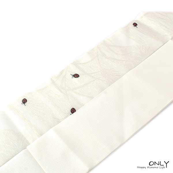 夏帯 仕立て上がり 九寸 絽 名古屋帯 京都 西陣織 正絹 新品 新作  