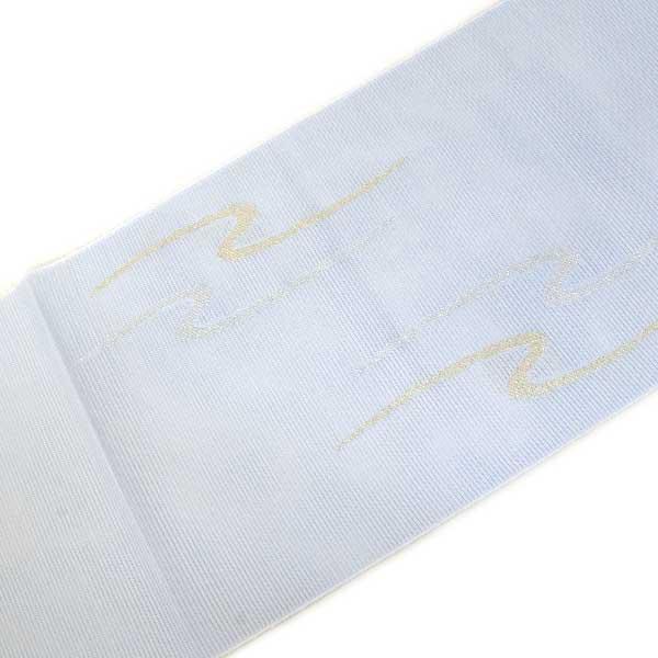 夏帯 八寸 名古屋帯 かがり仕立て上がり品 ONLY nas-846 : nas-846  