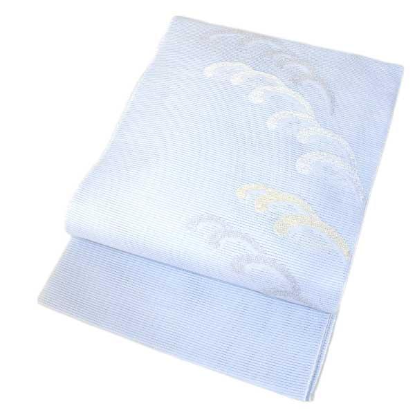 夏帯 八寸 名古屋帯 かがり仕立て上がり品 ONLY nas-847 : 和装小物の  